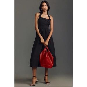 The Halter Utility Midi Dress by Porridge